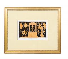 Set of Eight Colored Engravings Of Etruscan Vase Designs After William Hamilton - 4507052