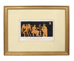 Set of Eight Colored Engravings Of Etruscan Vase Designs After William Hamilton - 4507056