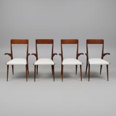 Set of Eight Dining Armchairs Italy 1950s - 4411950