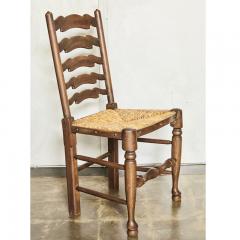 Set of Eight English Ladder Back Chairs - 2878564