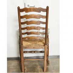 Set of Eight English Ladder Back Chairs - 2878566