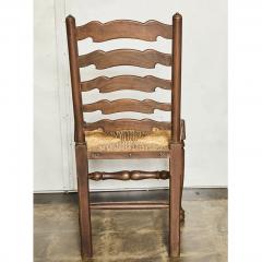 Set of Eight English Ladder Back Chairs - 2878567