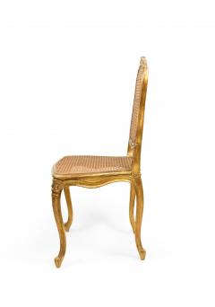Set of Eight French Louis XV Gilt Side Chairs - 1419706