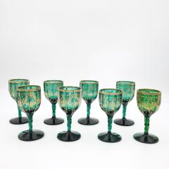 Set of Eight French Wine Glasses Late 18th Century - 2399829