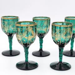 Set of Eight French Wine Glasses Late 18th Century - 2399830