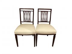 Set of Eight George III Style Mahogany Dining Chairs - 3739889