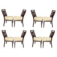 Set of Eight George III Style Mahogany Dining Chairs - 3739892