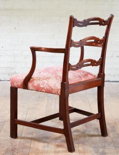 Set of Eight Georgian Ladder Back Armchairs - 3137351