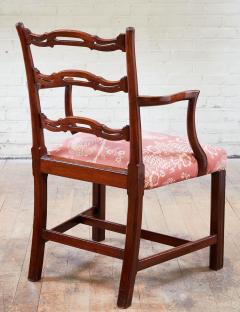 Set of Eight Georgian Ladder Back Armchairs - 3137352
