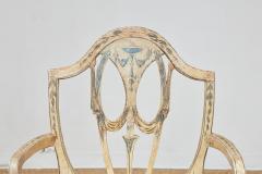 Set of Eight Georgian Painted Armchairs - 4335033