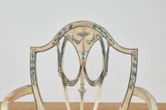Set of Eight Georgian Painted Armchairs - 4335035