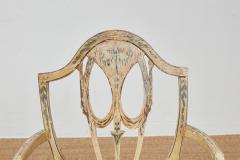 Set of Eight Georgian Painted Armchairs - 4335036