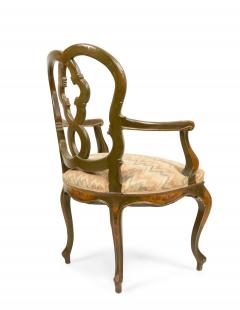 Set of Eight Italian Venetian Floral Decorated Chairs - 1419157
