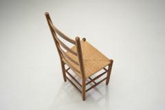 Set of Eight Ladderback Dining Chairs with Rush Seats Europe 20th century - 3377055