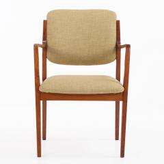Set of Eight Mid Century Modern Open Arm Chairs C 1960 - 4611043