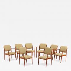 Set of Eight Mid Century Modern Open Arm Chairs C 1960 - 4614408