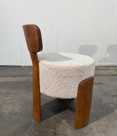 Set of Eight Reupholstered Chairs Mid Century Style - 4485424