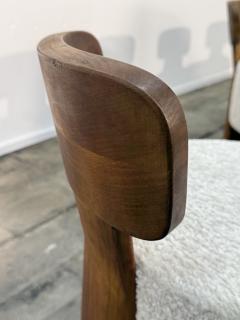 Set of Eight Reupholstered Chairs Mid Century Style - 4485427