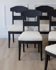 Set of Eight Swedish Chairs circa 1840 - 4791329