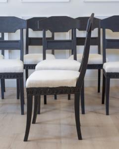 Set of Eight Swedish Chairs circa 1840 - 4791332