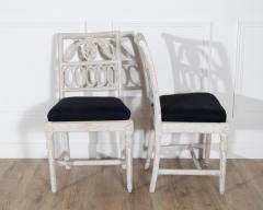Set of Eight Swedish Gustavian Dining Chairs circa 1820 - 4364639