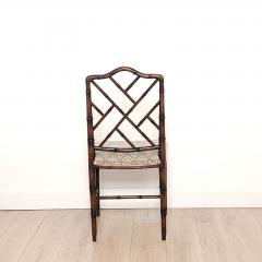 Set of Eight Vintage Chinese Chippendale Style Chairs - 3795637