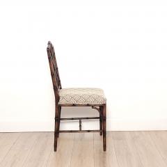 Set of Eight Vintage Chinese Chippendale Style Chairs - 3795638