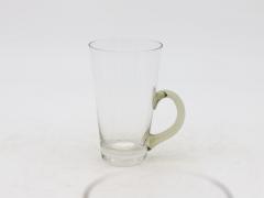 Set of Eight Vintage Hot Toddy Glasses with Colorful Handles - 3415829