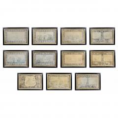 Set of Eleven Colored Engravings of the Defeat of the Spanish Armada - 4149683