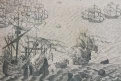 Set of Eleven Colored Engravings of the Defeat of the Spanish Armada - 4149758