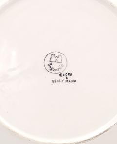 Set of Eleven Reticulated and Enameled Ceramic Bowls Italy circa 1975 - 4399750