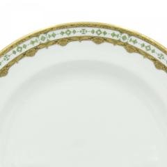 Set of English Victorian Porcelain Tiffany Dinner Plates - 4666794
