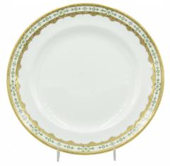 Set of English Victorian Porcelain Tiffany Dinner Plates - 4732942