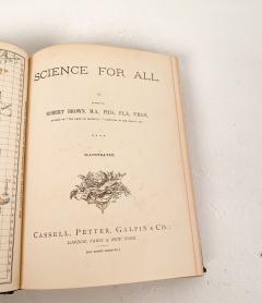 Set of Five Antique Bindings Science for All 19th Century - 2882095