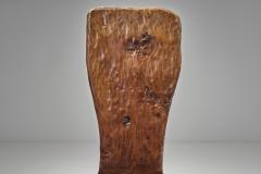 Set of Five Solid Plank Back Dining Chairs Europe Mid 20th Century - 4647421