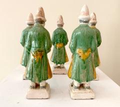 Set of Five Stoneware Tomb Figurines of Musician Ming Dynasty - 1510560