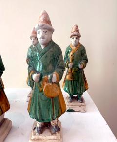 Set of Five Stoneware Tomb Figurines of Musician Ming Dynasty - 1510562