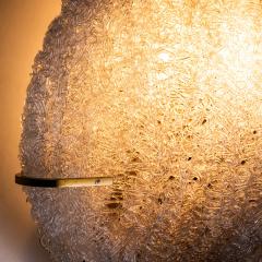 Set of Five Wall Lights with Glass Shades Italy Mid 20th Century - 4545078