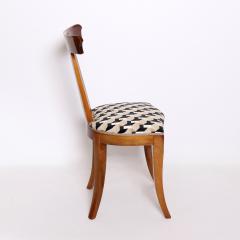 Set of Five Walnut Dining Chairs Italy Mid 20th Century - 4422703