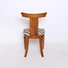 Set of Five Walnut Dining Chairs Italy Mid 20th Century - 4422705