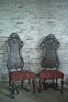 Set of Four 17th century English William Mary Chairs - 671740