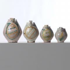 Set of Four 18th c Italian Majolica Jugs from Sicily - 4310255