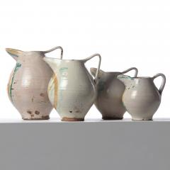 Set of Four 18th c Italian Majolica Jugs from Sicily - 4310258