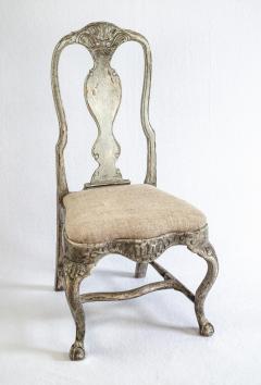 Set of Four 19th Century Swedish Rococo Revival Side Chairs - 4499686