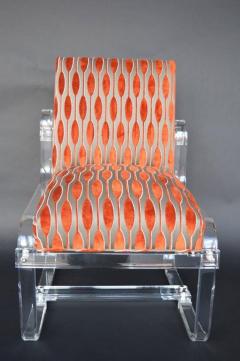 Set of Four Acrylic Chairs - 2846557