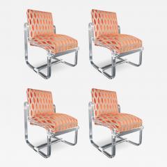 Set of Four Acrylic Chairs - 2849183