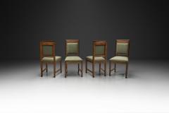 Set of Four Amsterdamse School Dining Chairs The Netherlands ca 1920s - 4746814