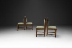 Set of Four Amsterdamse School Dining Chairs The Netherlands ca 1920s - 4746816