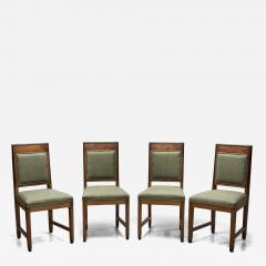 Set of Four Amsterdamse School Dining Chairs The Netherlands ca 1920s - 4752727