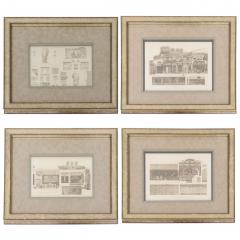 Set of Four Architectural Engravings in the Manner of Piranesi - 4517326